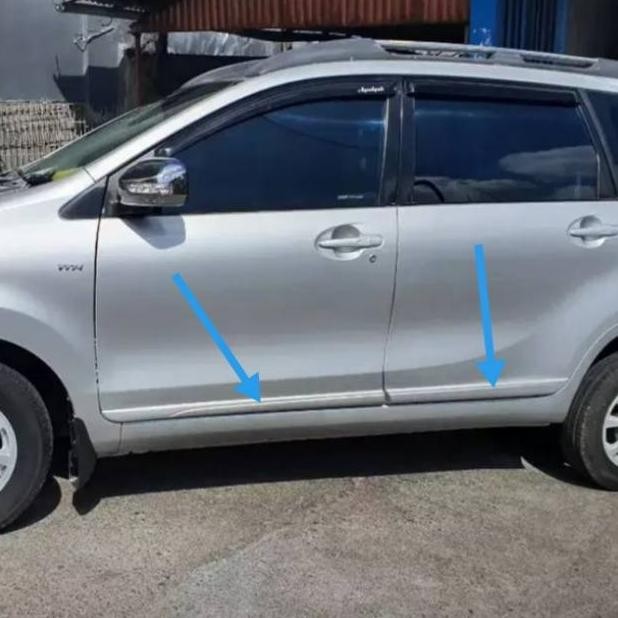 List Body Samping Avanza Xenia Veloz 2012-2014 Body Molding Chrome Original