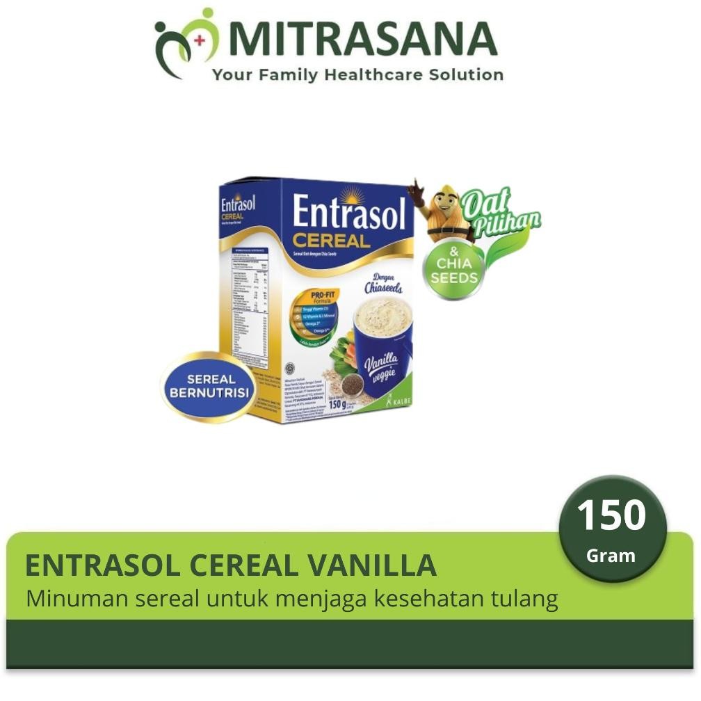 

Entrasol Cereal Vanilla Veggie 150 Gram
