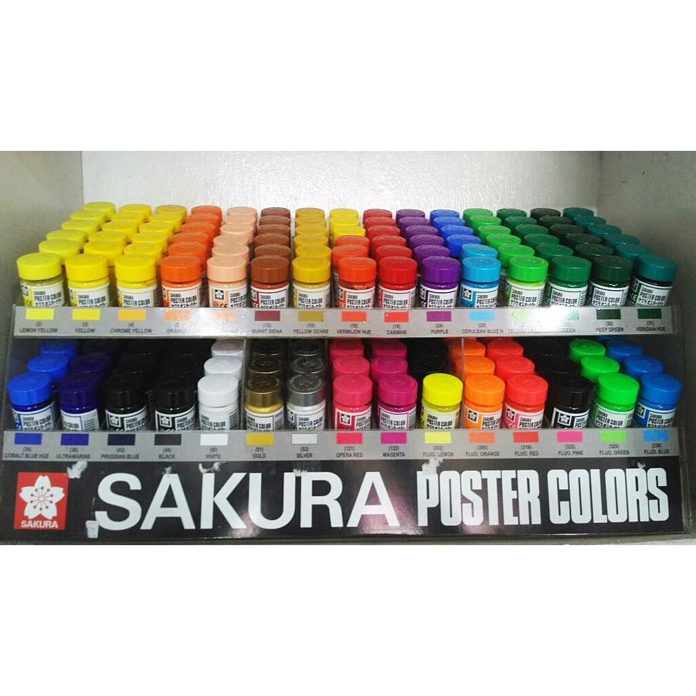 

SAKURA POSTER COLOR / CAT POSTER SAKURA UKURAN 15ML Terlaris