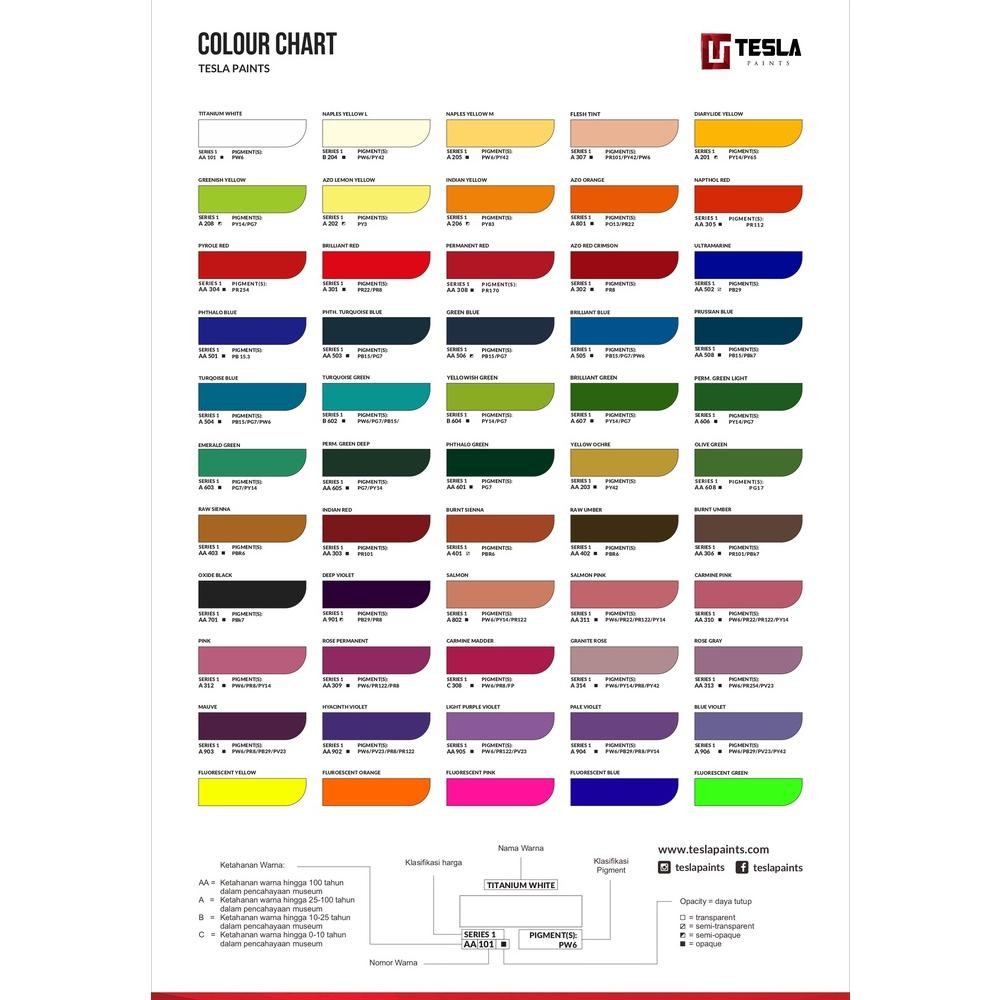 

Tesla Paints Acrylic 250ml - NEW COLOR PASTEL Terlaris