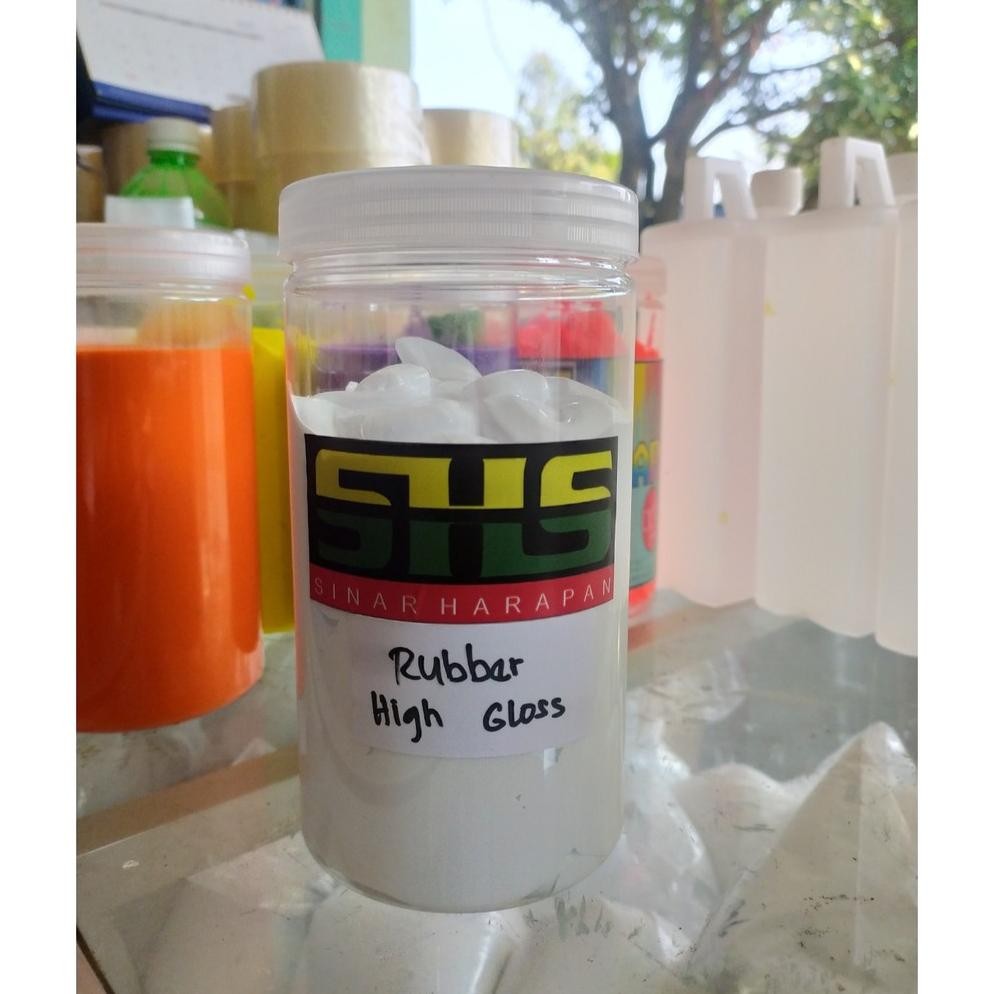

RUBBER WHITE HIGHT GLOSS SINAR HARAPAN SABLON KEMASAN 1 KG Terlaris