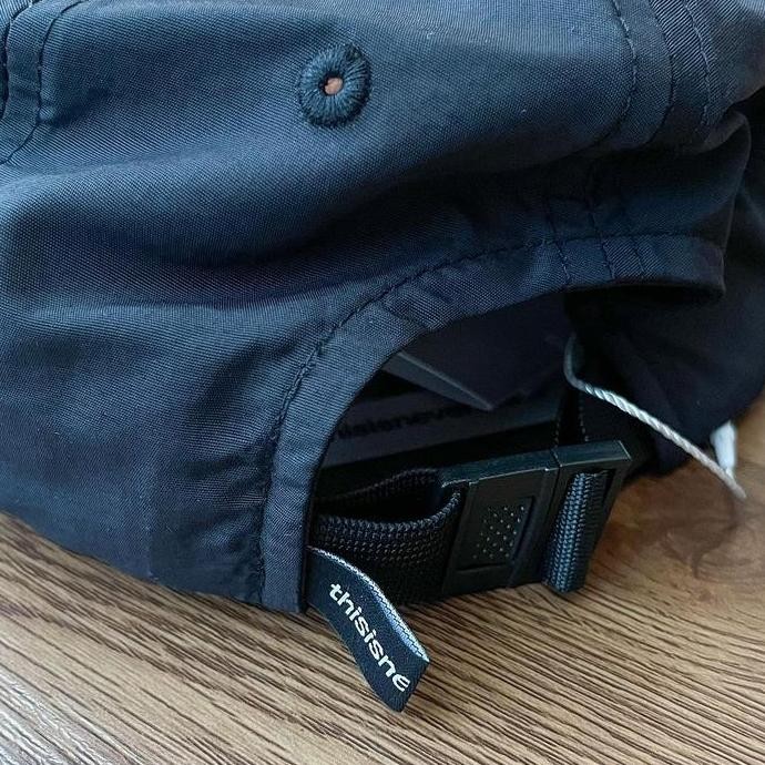 Sale Thisisneverthat Nylon Cap Black - 100% Authentic Original Guaranteed