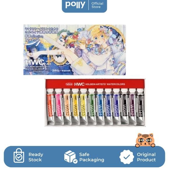 

HOLBEIN Artist Watercolor Set of 12 Colors Shigure Edition / Cat air Premium Terlaris