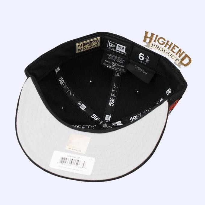 Promo Topi New Era Nba Miami Heat Hwc City Patch Black 59Fifty Fitted Hat
