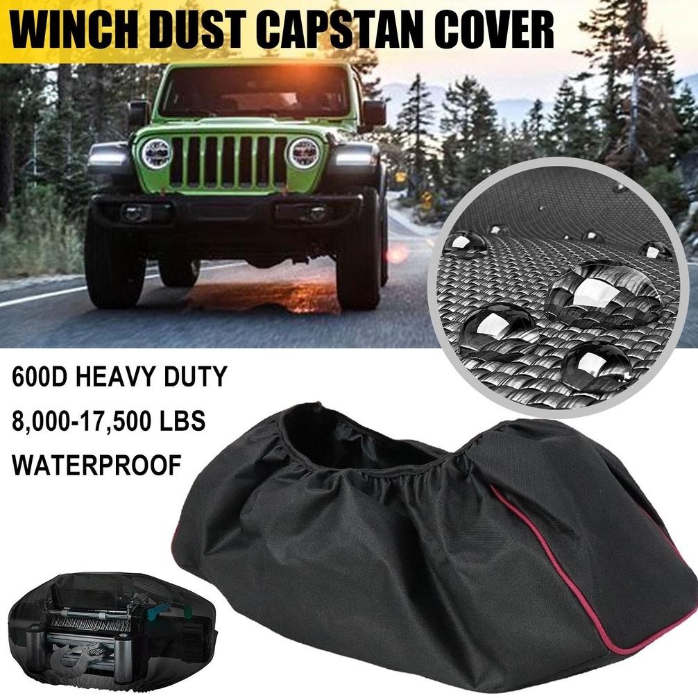 Universal Cover Winch / Cover Debu Winch / Cover Waterproof Winch - Untuk Trailer Mobil SUV