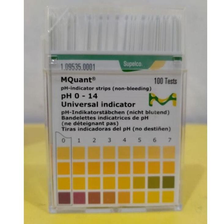 

pH Paper Universal Merck. Kertas PH 0-14. Kertas Indicator. Cat 109535 RB07