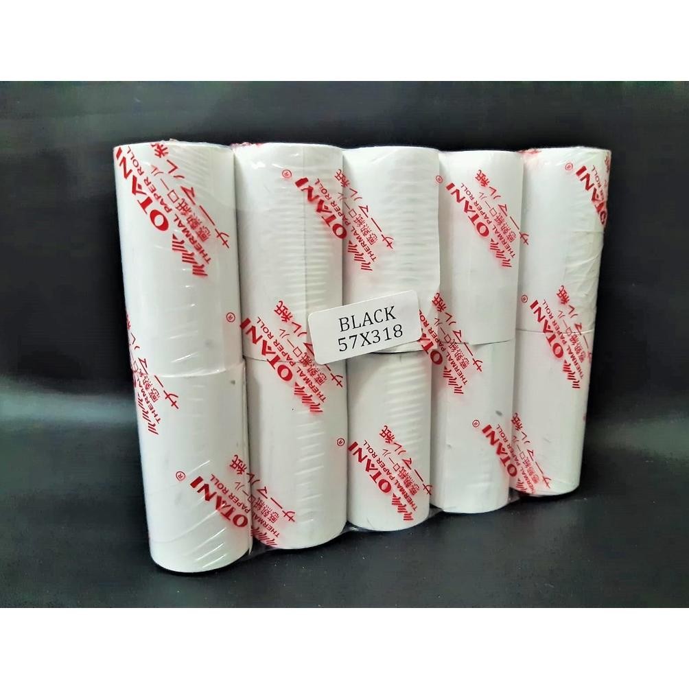 

GROSIR KERTAS THERMAL OTANI 57X30 PAPERANG 58X30 THERMAL PAPER MINI KERTAS EDC BLUETOOTH GOJEK KASIR ISI 10 ROLL RB07