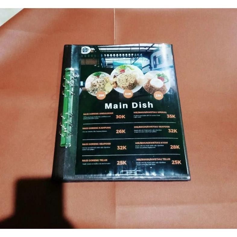 

Cover Menu Satu Muka Siap kirim size A4 RB07