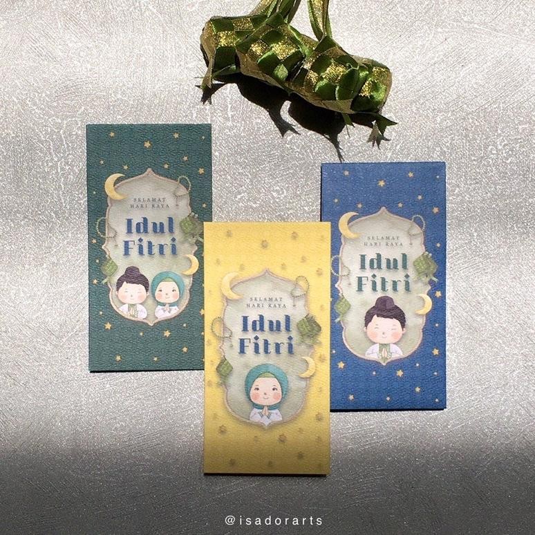

Baru Amplop Uang Lebaran 9pcs Aesthetic Premium THR Panjang Lucu Unik