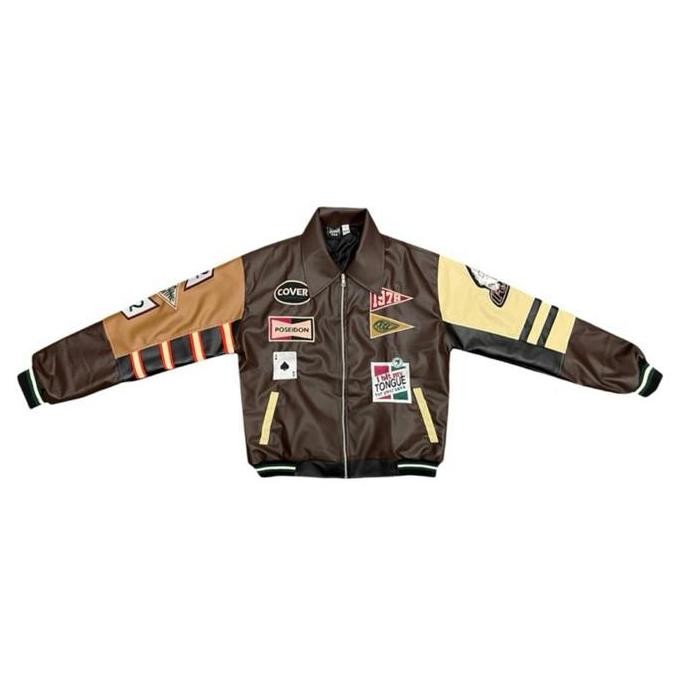 Grosir Varsity Jacket Leather | Hurricane | Poseidon Reprisal