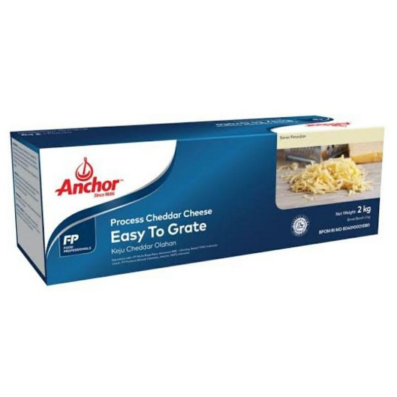 

Baru Keju Cheddar Anchor 500GR - Cheese Block Balok untuk Masakan & Kue