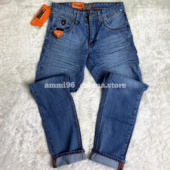 licasio Jeans Original Celana Panjang Jeans Fashion daps