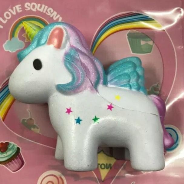 Squishy Slow Sequisi Kuda Unicorn Lucu Mainan Anak