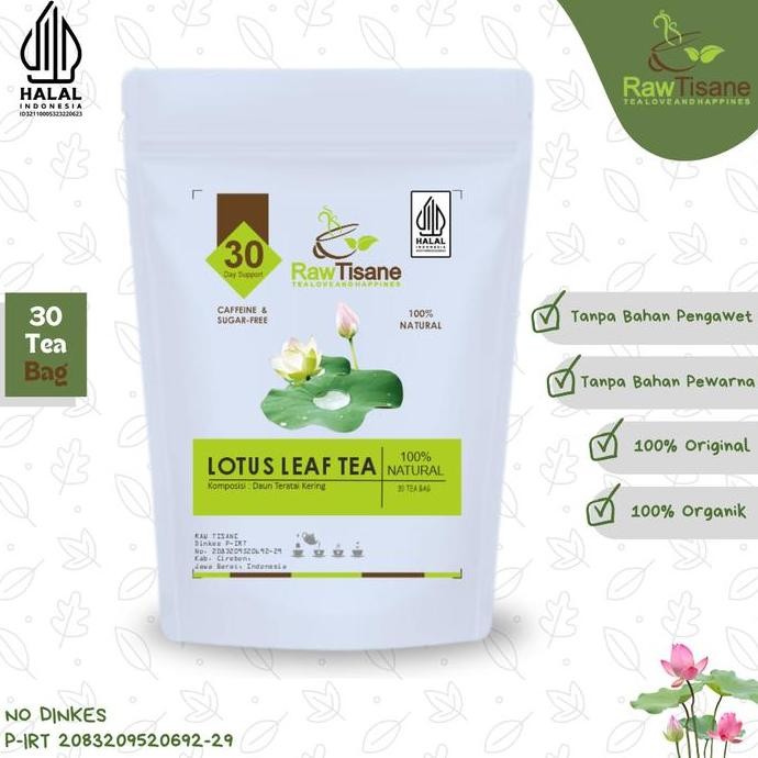 

SALE!!! Lotus Leaf Tea : Teh Daun Teratai Isi 30 Tea Bag