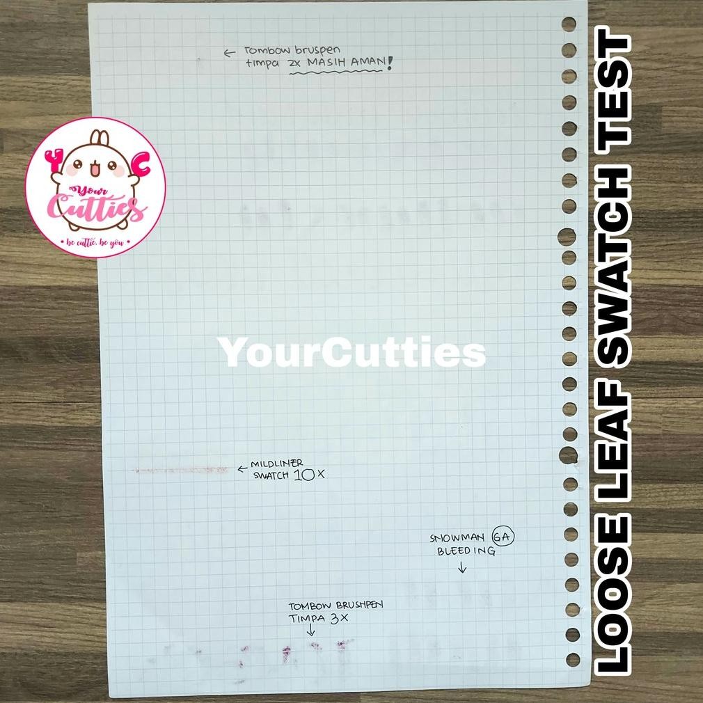

KERTAS BINDER LOOSE LEAF B5 HALUS KUALITAS DEWA RB07