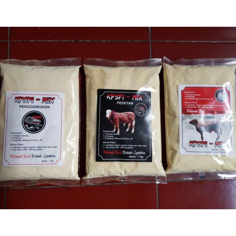 KPSPI MIX Premix Untuk Sapi Indukan, Penggemukan dan Pedet Premix Sapi Kambing Domba