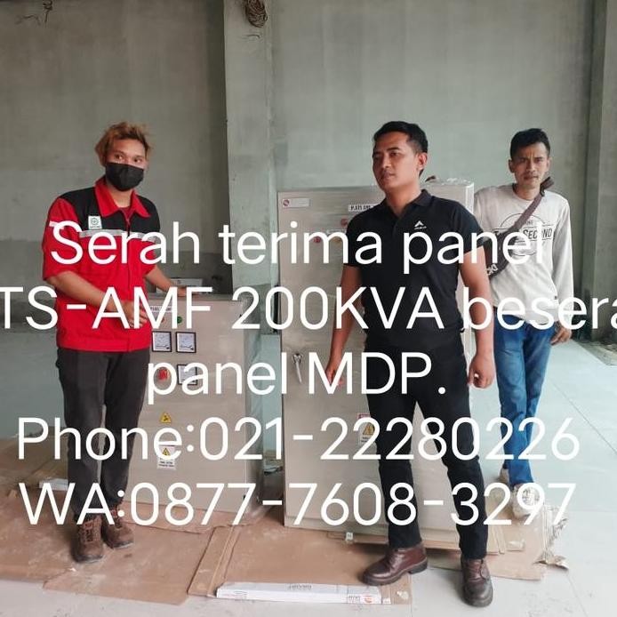 

Terlaris Panel Ats-Amf 200Kva + Charging Aki Genset