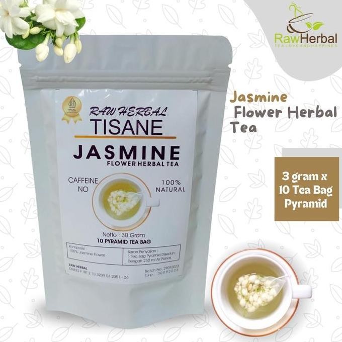 

SALE!!! Jasmine Tea Flower Tea Bag Pyramid (3gr x 10 Tea Bag Pyramid)