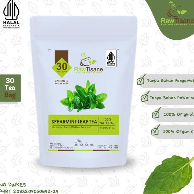 

SALE!!! Spearmint Leaf Tea : Teh Daun Spearmint Isi 30 Tea Bag