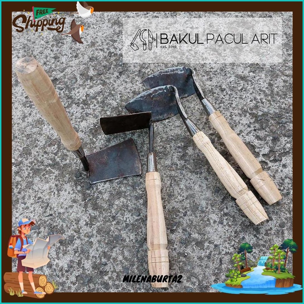 Cangkul Mini Plat Besi Tebal | Koret Wangkil Berkebun Cod