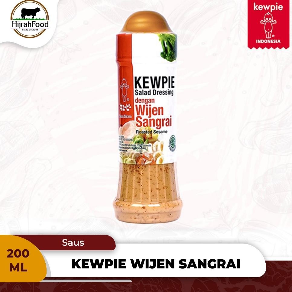 

Kewpie Salad Dressing Saus Roasted Sesame Wijen Sangrai 200 Ml