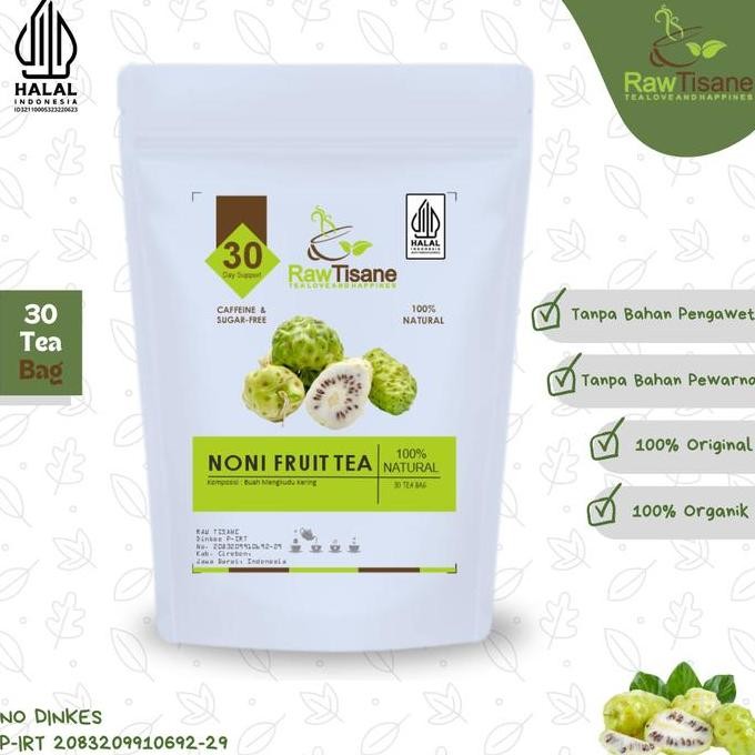 

SALE!!! Noni Fruit Tea : Teh Buah Mengkudu / Teh Celup Mengkudu Isi 30 Tea Bag
