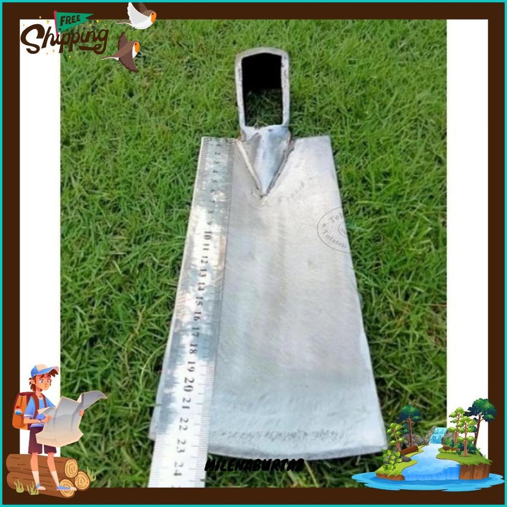 Pacul Cangkul Ganclong Model Panjang Baja Putih Isen Bisa Cod