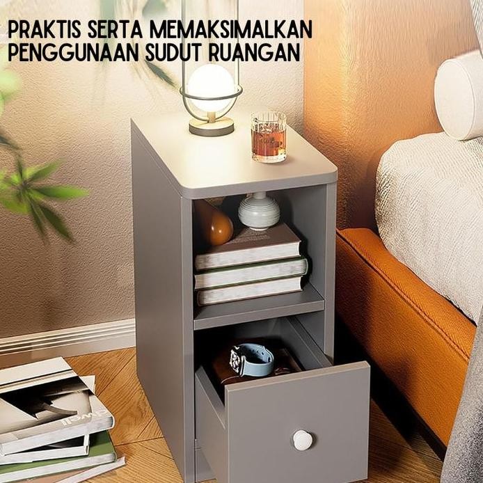 

Terlaris Meja Nakas Kamar Tidur Meja Nakas Minimalis Bedside Table Meja Samping Lemari Laci Serbaguna O10A1