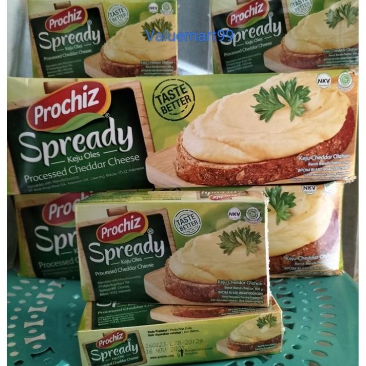

Baru Keju Prochiz Spready 2kg - Keju Oles Jumbo Halal Lembut dan Creamy