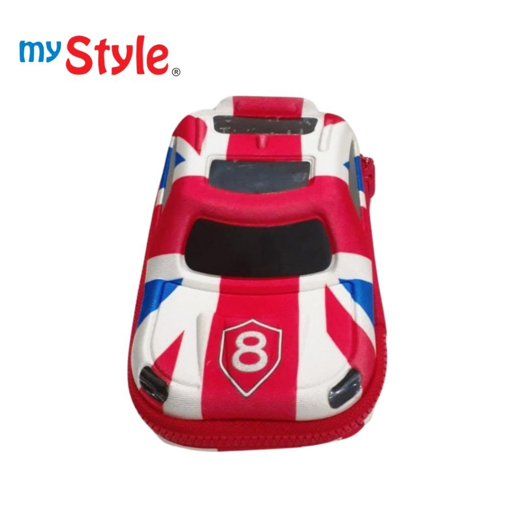 

My Style TM 2306 Union Jack Car Hardtop Pencil Case. Tempat Pensil Multifungsi Anak Laki-laki.