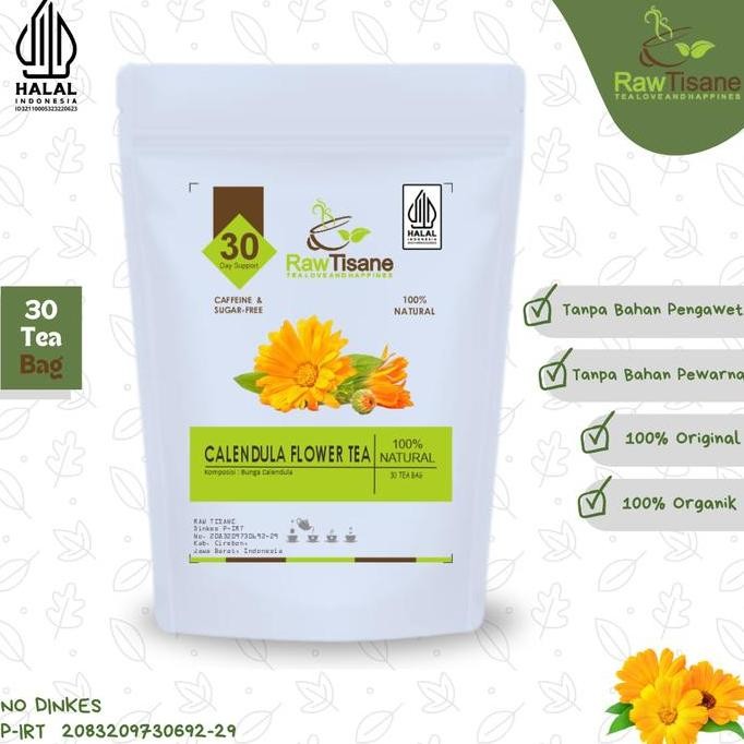 

SALE!!! CALENDULA FLOWER TEA : MARIGOLD FLOWER TEA (30 Tea Bag)
