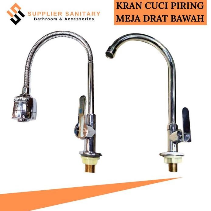

Terlaris Kran Wastafel Meja/Kran Cuci Piring Tanam/Kran Angsa/Keran Air
