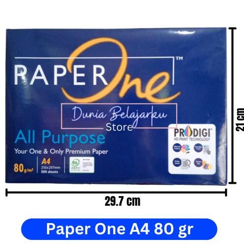 

Sale! Kertas Hvs A4 80Gsm Paperone | Kertas Fotocopy A4 80 Gr | 1 Rim 500 Lembar