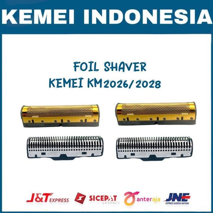Terlaris Foil Cadangan Shaver Kemei Km-2026 / Shaver Kemei Km-2026