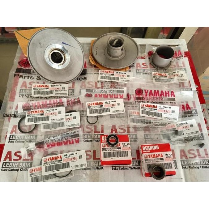 Paket Cvt Pully Belakang Mio J - Mio Gt - Soul Gt 115 - Fino Fi 115 -  Original Yamaha Genuine Parts