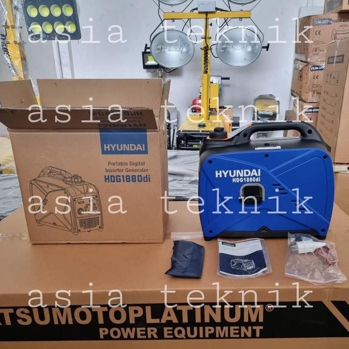 

Terlaris Genset Silent Inverter Hyundai 1000 Watt Hdg1880Di Original