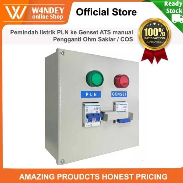 Terlaris Pemindah Listrik Pln Ke Genset Ats Manual Pengganti Ohm Saklar / Cos