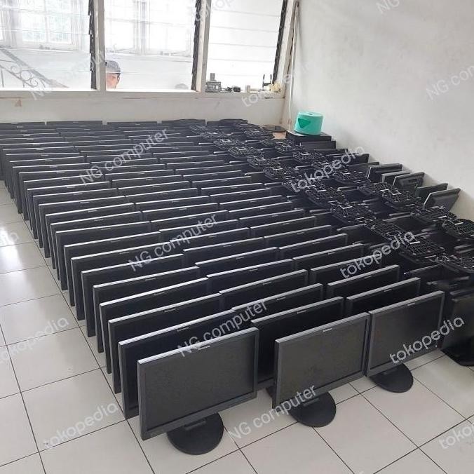 OBRAL MURAH MONITOR LCD KOMPUTER 19 INCHI WIDE SCREEN MERK CAMPUR