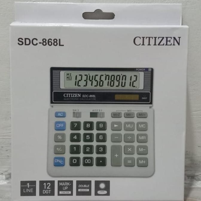 

restock kalkulator citizen SDC 868L original calkulator