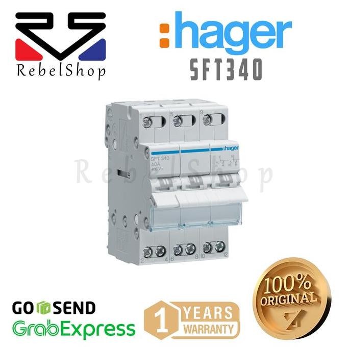 

Terlaris Hager Changeover Switches Cos Sft340 3P 40A - Change Over Genset