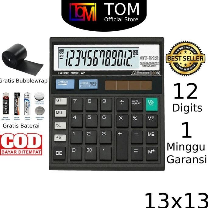 

restock Kalkulator Citizen CT 512 12 Digit - Calculator Citizen MURAH BAGUS