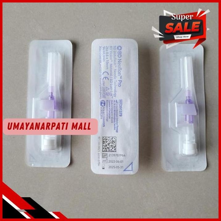 VENFLON 26GA 0.6 X 19MM "BD NEOFLON" GRATIS ONGKIR