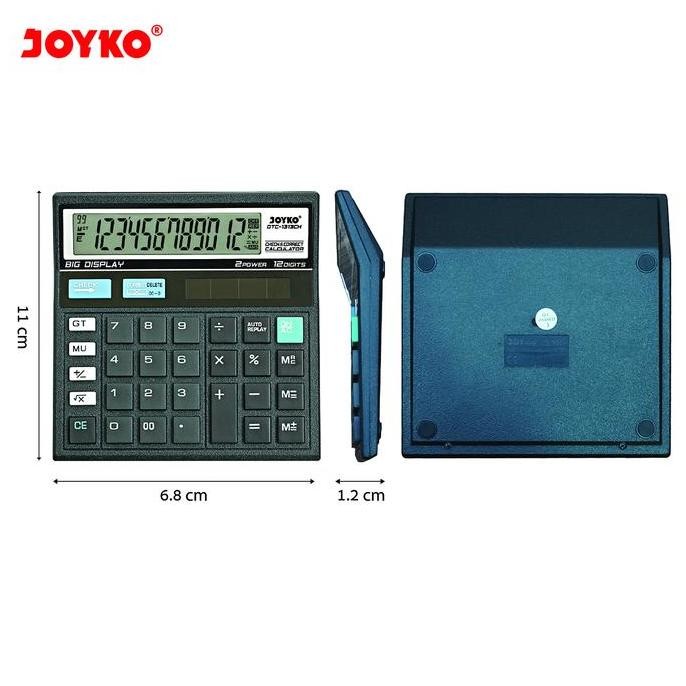 

restock Joyko Calculator 12 Digits / Kalkulator DTC-1313CH
