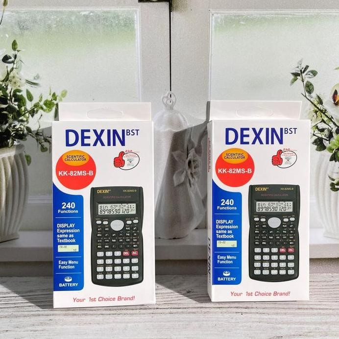 

restock Kalkulator Scientific 240 Fungsi Dexin KK-82MS-B Gratis Baterai Portable Calculator Alat TuIis Kantor Sekolah Stationery