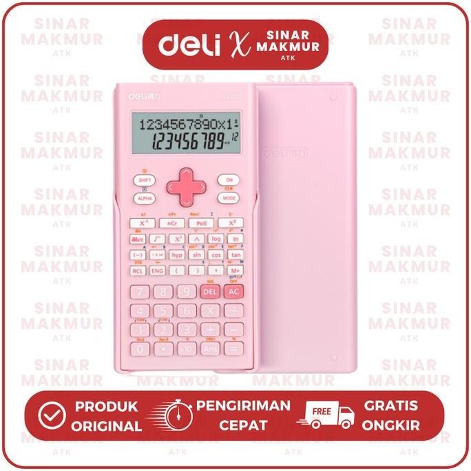 

restock Scientific Calculator / kalkulator Ilmiah / Sekolah DELI 1700 (PCS)