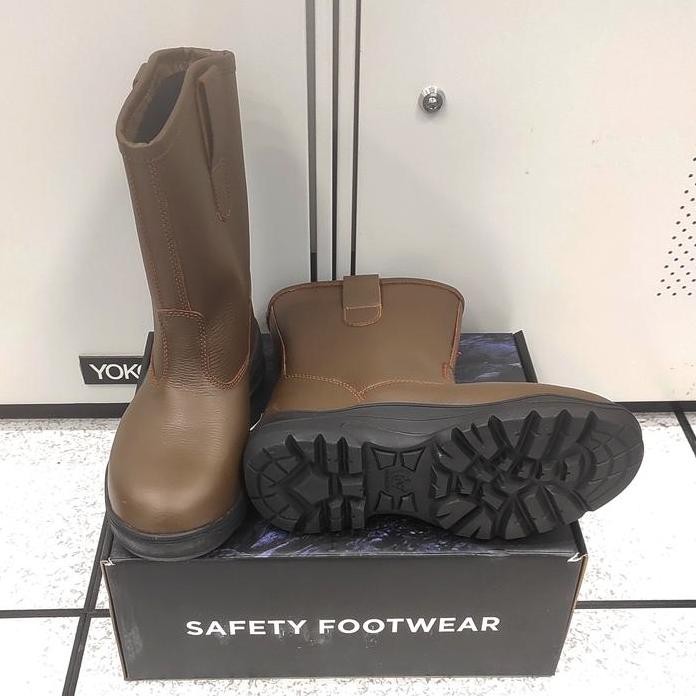 

Terlaris Sepatu Safety Krusher Texas Brown Original - Sepatu Safety Crushers