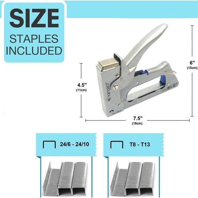 

Stapler Tembak Gun Tacker / Guntacker Kangaro TS 13-HC