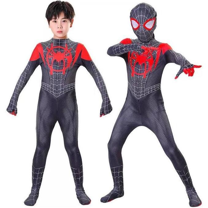 new  Kostum Spiderman Cosplay Halloween Onesie Superhero Marvel Avengers