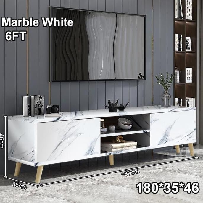 Terlaris Tv Cabinet/Almari Tv/Rak Tv Kayu /Rak Tv/Tvconsole/Tv Rack/White Color/Tv Media Storage Cab