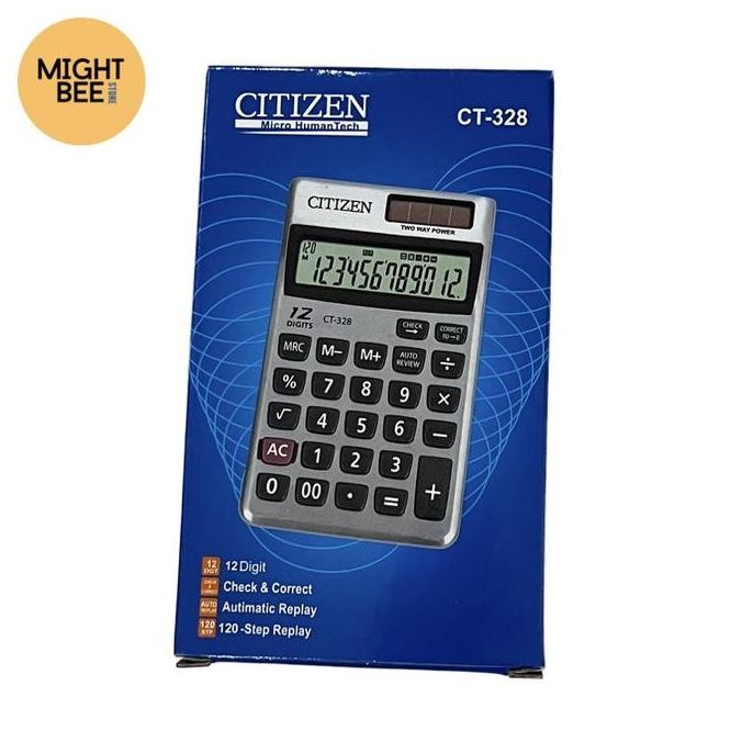 

restock Kalkulator Citizen CT328 - Kalkulator Kecil/Pocket - Kalkulator Dagang